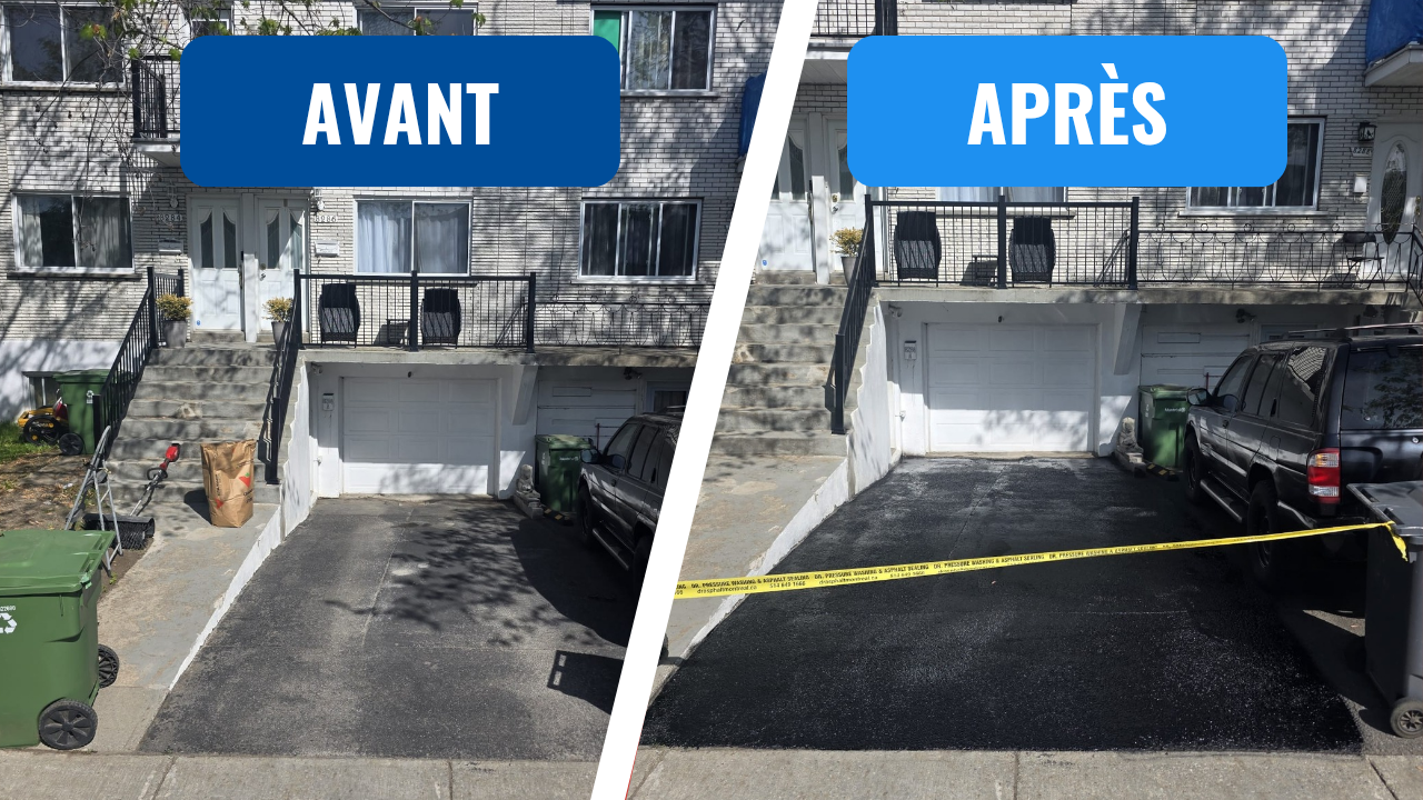Résultat scellement asphalte